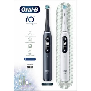 Braun Oral-B iO Series 7 Duo toothbrush 2 pcs. White/Black