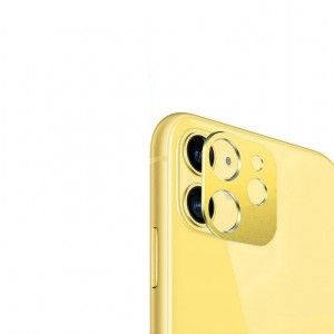 Riff Metāla aizsargrāmītis kamerai uz Apple iPhone 11 Pro Gold