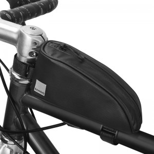 5Ahoo Водостойкая сумка для Велосипеда с фиксацией вверхней рамы 0.3L (17.5x8x6.5cm) Черный