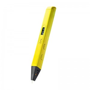 Riff RP800A Pro Tieva 3D druka pildspalva ar LCD ar 1.75mm ABS/PLA materiāla diegu AC Strāvas pieslēgums Dzeltena