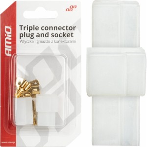 Amio Connector plug and socket set