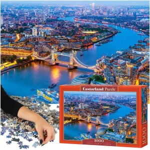 Castorland Skats no gaisa uz Londonu Puzzle 1000gab