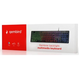 Gembird KB-UML-01 Backlight Klaviatūra