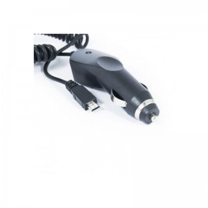 Atx Platinum Премиум Автомобильная зарядка 12 / 24V / 1A + Провод Micro USB Черная (Blue Blister)