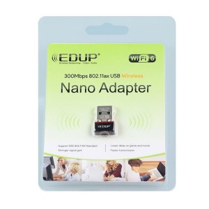 Edup EP-AX300 Nano USB-adapteris WiFi 6 286Mbps / 802.11ax / ALC8800