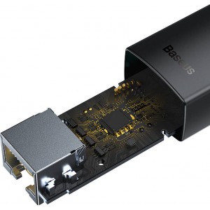 Baseus Network adapter Baseus Lite Series USB to RJ45 (black)