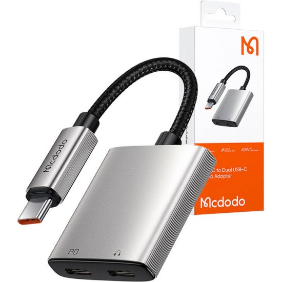 Mcdodo 2in1 Audio Adapter Mcdodo CA-5570 2in1 USB-C to 2x USB-C