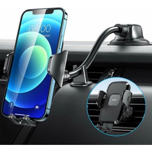 Joyroom car phone holder with flexible arm for dashboard windshield black (JR-ZS259) (universal)