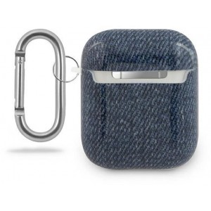 Guess GUACA2TPUJULDB AirPods cover navy/dark blue Jeans Collection (universal)
