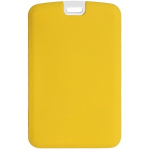 Hurtel ID badge holder with lanyard - yellow (universal)