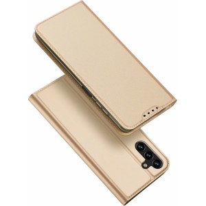 Dux Ducis Skin Pro Case for Samsung Galaxy A14 5G Flip Card Wallet Stand Gold (universal)