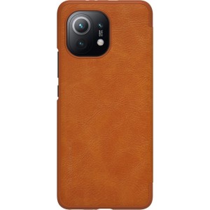 Nillkin Qin leather holster case for Xiaomi Mi 11 brown (universal)