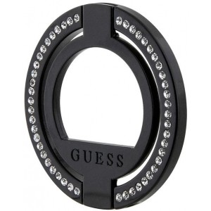 Guess MagSafe Ring stand GUMRSALDGK black/black Rhinestone (universal)