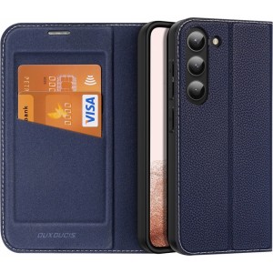 Dux Ducis Skin X2 case Samsung Galaxy S23+ flip case wallet stand blue (universal)