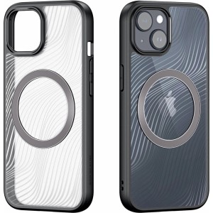 Dux Ducis Armored case for iPhone 15 Plus with MagSafe Dux Ducis Aimo Mag - black (universal)