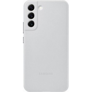 Samsung Leather Cover genuine leather case for Samsung Galaxy S22 + (S22 Plus) light gray (EF-VS906LJEGWW) (universal)