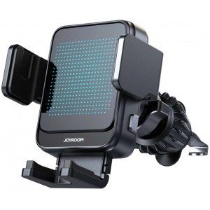 Joyroom JR-ZS341 phone holder with wireless charging for air vent - black (universal)