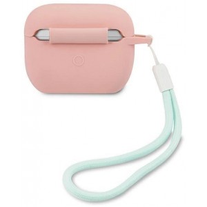 Guess GUACAPLSVSPG AirPods Pro cover rose green/pink green Silicone Vintage (universal)