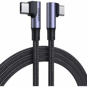 Ugreen angled USB Type C cable - USB Type C Quick Charge Power Delivery 100 W 5 A 1 m black (US335 70696) (universal)