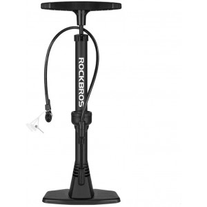 Rockbros 42510001001 floor bicycle pump - black (universal)