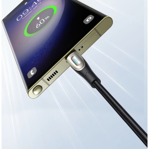 Joyroom Star-Light Series SA27-CC5 USB-C / USB-C cable 100W 1.2m - black (universal)