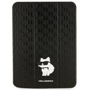 Karl Lagerfeld KLFC11SAKHPCK iPad 10.9" Folio Magnet Allover Cover black/black Saffiano Monogram Choupette (universal)