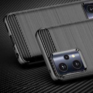 Hurtel Carbon Case Flexible Cover Realme 9 Pro black (universal)