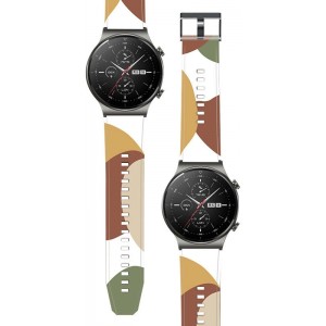 Hurtel Strap Moro Band For Huawei Watch GT2 Pro Silicone Strap Watch Bracelet Pattern (5) (universal)