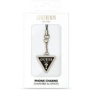 Guess case pendant GUCPMTDCK Phone Strap Triangle Diamond Charm with Rhinestones (universal)