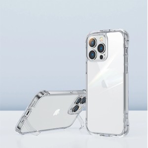Joyroom Defender Series Case Cover for iPhone 14 Armored Hook Cover Stand Clear (JR-14H1) (universal)