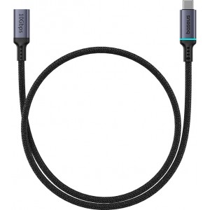 Baseus 10Gbps extension cable 0.5m black (universal)