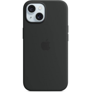 Apple Silicone Case MT0J3ZM/A MagSafe for iPhone 15 - black (universal)