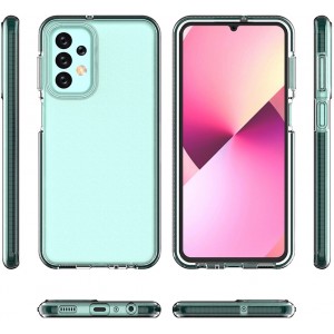 Hurtel Spring Case for Samsung Galaxy A23 silicone cover with frame light pink (universal)
