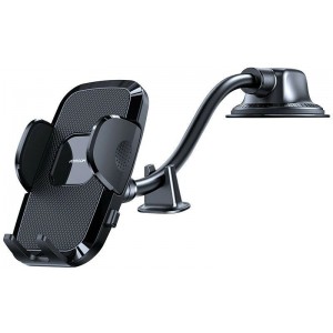 Joyroom car phone holder with flexible arm for dashboard windshield black (JR-ZS259) (universal)