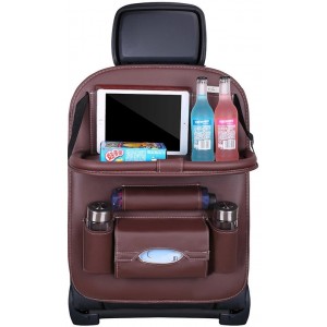 Hurtel Car seat organizer seat protector seat cover shelf mini car coffee table (universal)