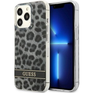 Guess GUHCP13LHSLEOK iPhone 13 Pro / 13 6.1" grey/grey hardcase Leopard (universal)