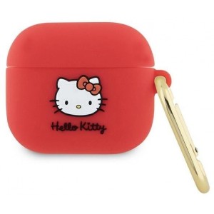 Hello Kitty Silicone 3D Kitty Head case for AirPods 3 - fuchsia (universal)