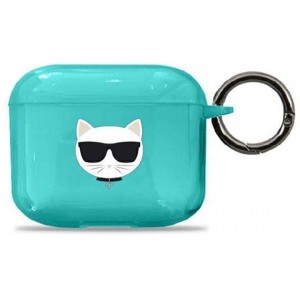 Karl Lagerfeld KLA3UCHFL AirPods 3 cover niebieski/blue Choupette (universal)