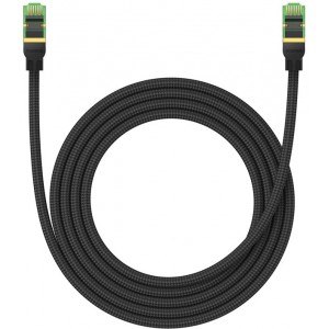 Baseus fast RJ45 cat. network cable. 8 40Gbps 2m braided black (universal)