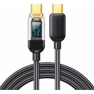 Joyroom USB C - USB C 100W cable for fast charging and data transfer 1.2 m black (S-CC100A4) (universal)