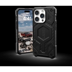 UAG Monarch Pro - protective case for iPhone 15 Pro, compatible with MagSafe (carbon fiber) (universal)