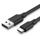 Ugreen cable USB - USB Type C 480 Mbps 3 A 1.5 m cable black (US287 60117) (universal)