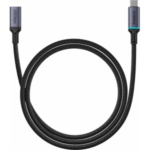 Baseus High Definition Series USB-C (male) / USB-C (female) 10Gb/s cable 1m - black (universal)