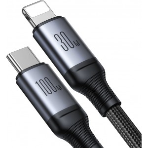Joyroom 2 in 1 cable Joyroom speedy series SA21-1T2 USB-C - USB-C / Lightning 100W 1.5m black (universal)