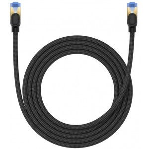 Baseus fast internet cable RJ45 cat.7 10Gbps 2m braided black (universal)