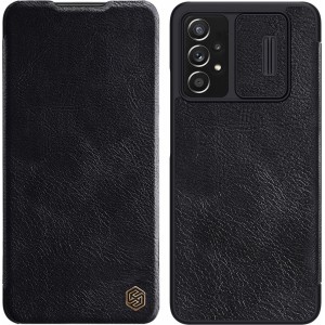 Nillkin Qin leather holster case for Samsung Galaxy A73 black (universal)