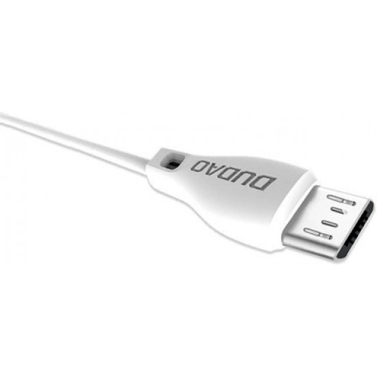 Dudao cable micro USB cable 2.4A 1m white (L4M 1m white) (universal)