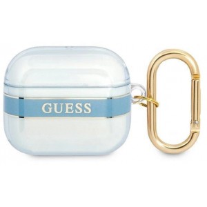 Guess GUA3HHTSB AirPods 3 cover blue/blue Strap Collection (universal)