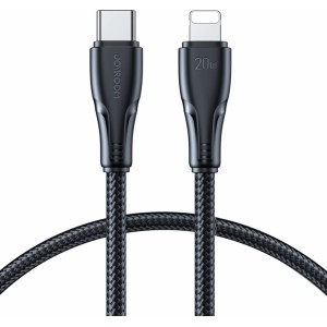 Joyroom USB C - Lightning 20W Surpass Series cable for fast charging and data transfer 0.25 m black (S-CL020A11) (universal)