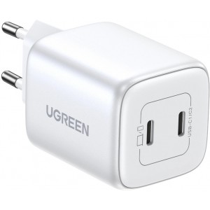 Ugreen Quick charger GaN 2 x USB-C 45W QC PD Ugreen CD294 - white (universal)